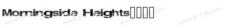 Morningside Heights字体转换